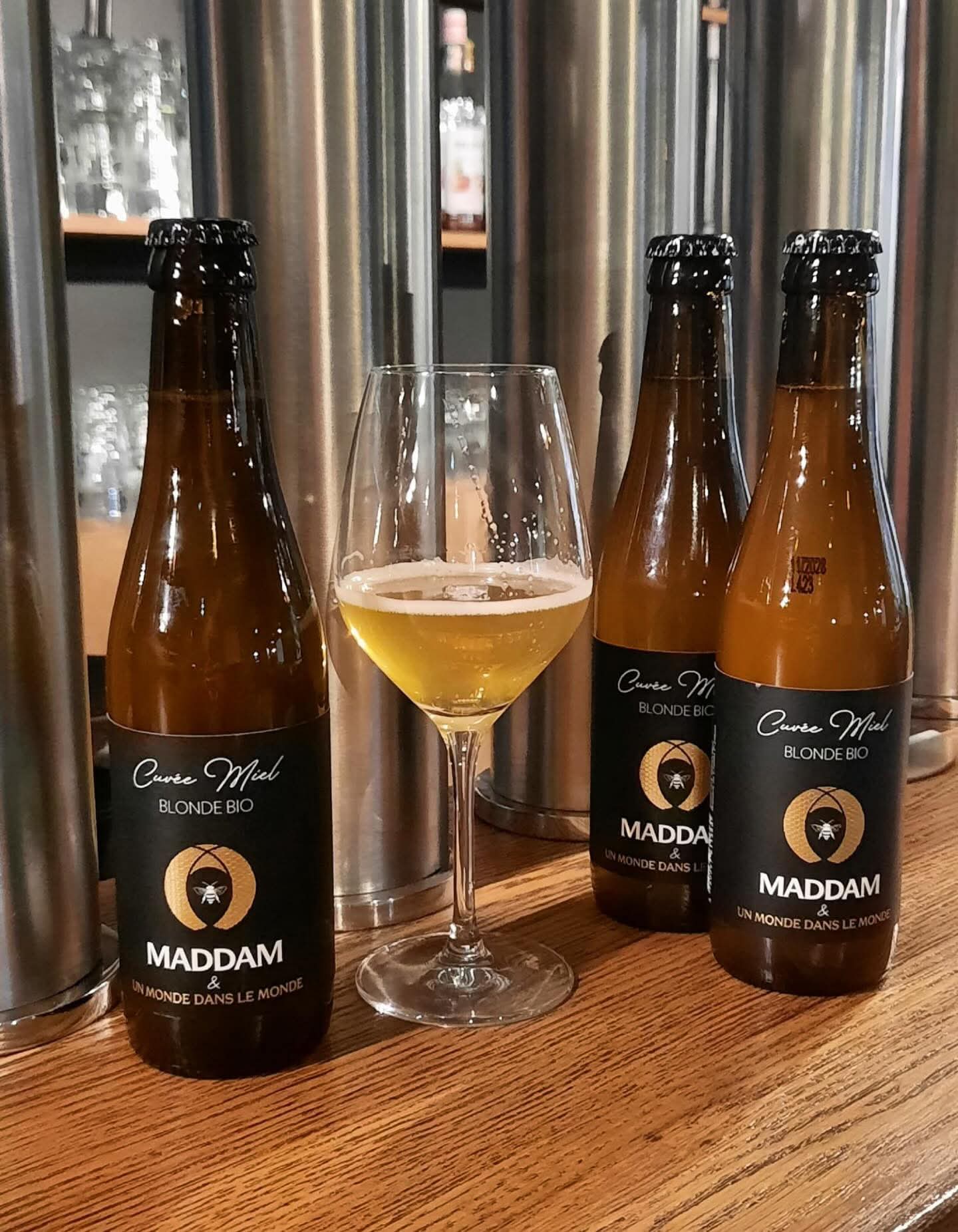 biere blonde maddam cuvee miel biere bio chablis